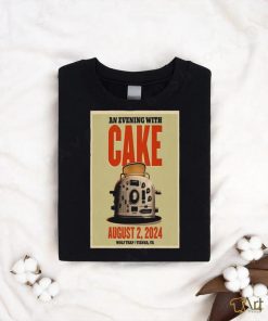 Cake August 2 2024 Wolf Trap Vienna VA Poster shirt