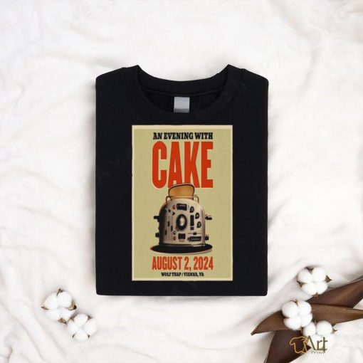 Cake August 2 2024 Wolf Trap Vienna VA Poster shirt