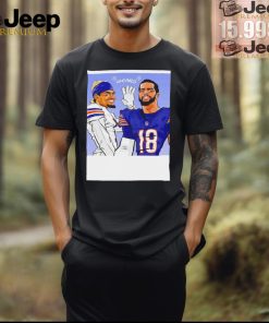 Caleb Williams and Rome Odunze Chicago Bears football art shirt