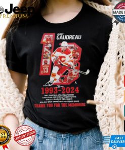 Calgary Flames Johnny Gaudreau 1993 2024 Thank You For The Memories Signature Shirt