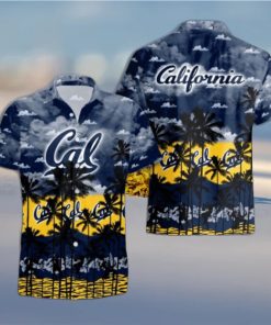 California Golden Bears Palms Tree Hawaiian Shirt