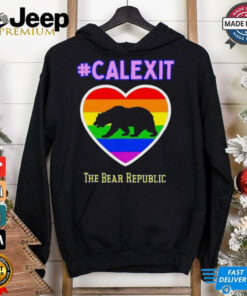 California Secession calexit the bear Republic LGBT shirt