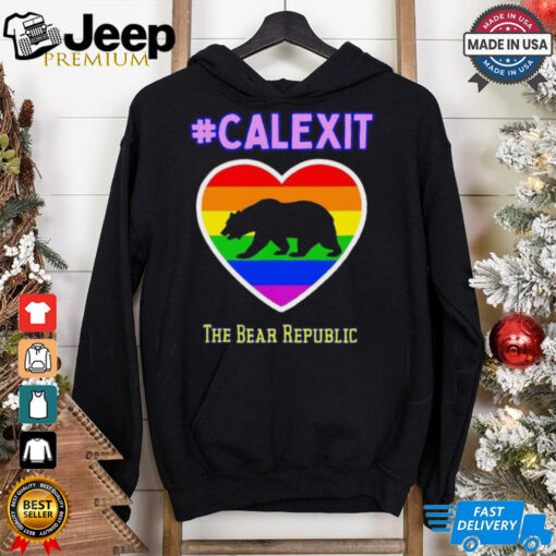 California Secession calexit the bear Republic LGBT shirt