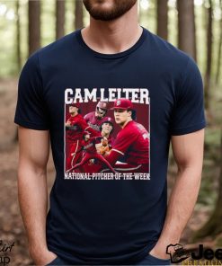 Cam Leiter National Pitcher of the week vintage bootleg shirt