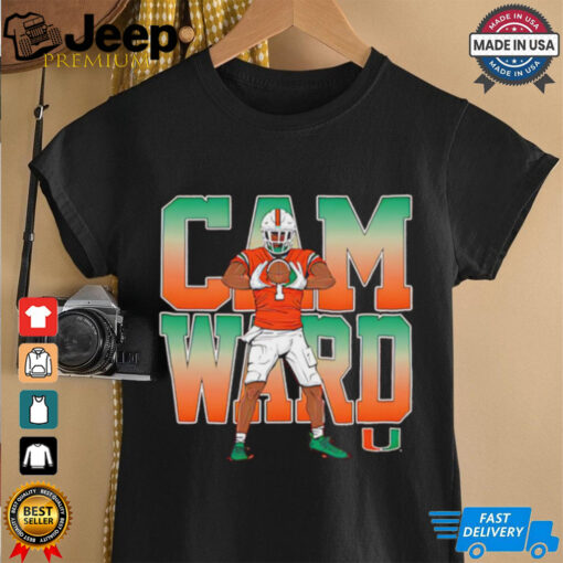 Cam Ward Miami Hurricanes Individual Caricature shirt