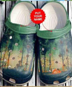 Camping In The Forest Crocs Clogs Gift