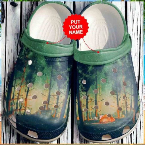 Camping In The Forest Crocs Clogs Gift