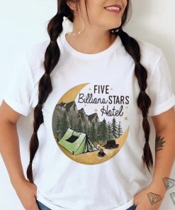 Camping five billions stars hotel shirt