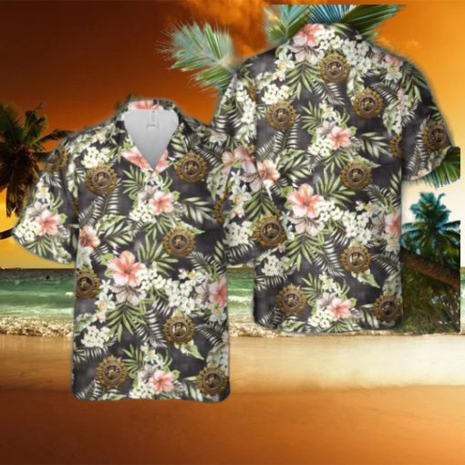 Canadian Army (Canadian Militia) 4th Hussars of Canada Hawaiian Shirt Aloha Beach Summer Shirt