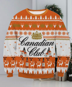 Canadian Club Christmas Ugly Sweater For Men For Women