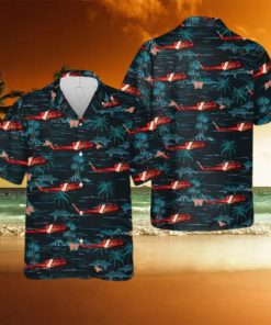 Canadian Coast Guard Bell 412s Hawaiian Shirt For Beach Fans