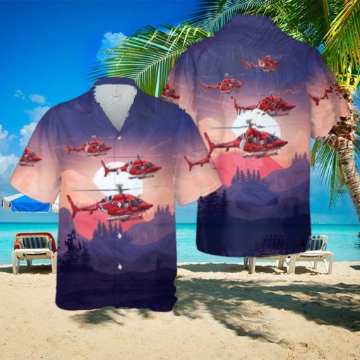 Canadian Coast Guard Bell 429 Global Ranger Hawaiian Shirt Beach Shirt For Men Women