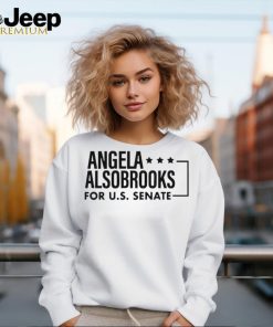 Candidly tiff wearing angela alsobrooks for us senate shirt