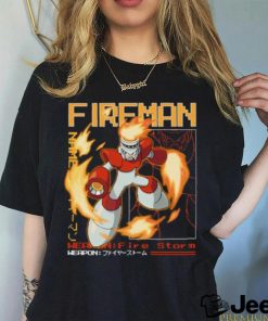 Capcom Fireman Large Print Shirt