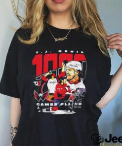 Capitals Tj Oshie 1000 Game Players Shirt