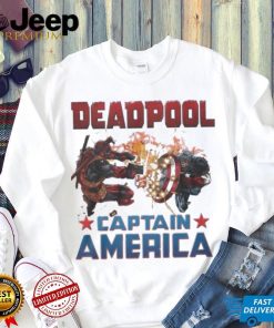 Captain America X Marvel Deadpool Wolverine Shirt