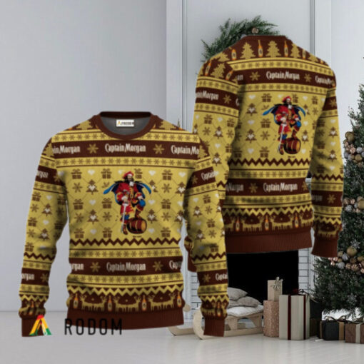 Captain Morgan Festive All Over Ugly Sweater