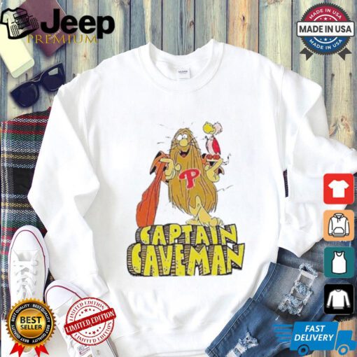 Captain caveman Philly baseball shirt