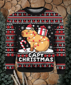 Capybara Capy Christmas Ugly Christmas Sweater