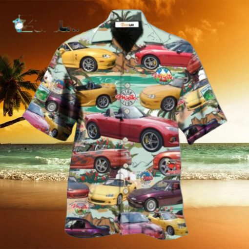 Car Summer Tropical Island Hawaiian Shirt