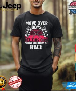 Car racing art for women girls race track race car driver T shirt