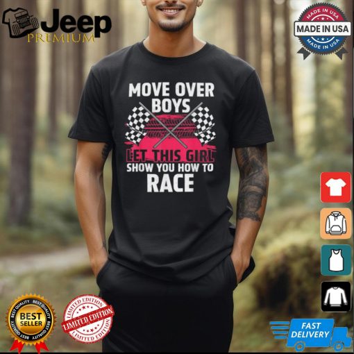 Car racing art for women girls race track race car driver T shirt