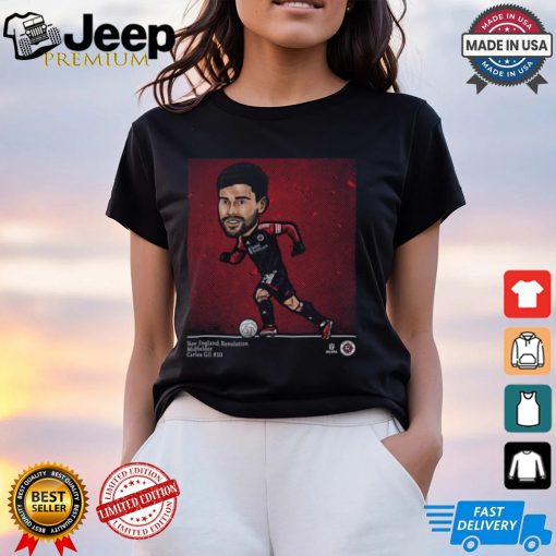 Carles Gil New England Revolution Cartoon Shirt