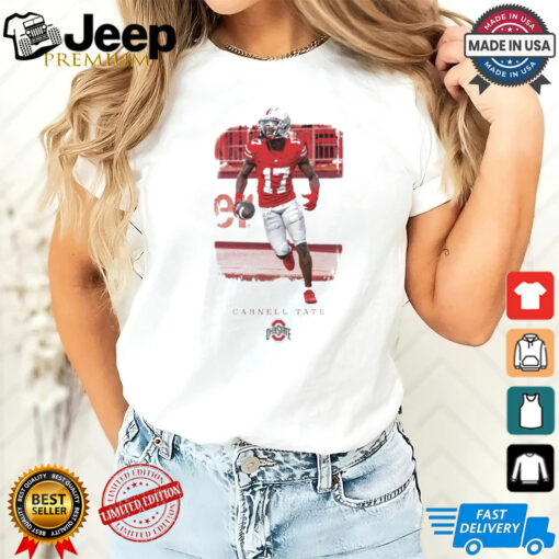 Carnell Tate #17 Ohio State Buckeyes Football Student Athlete Spotlight T Shirt