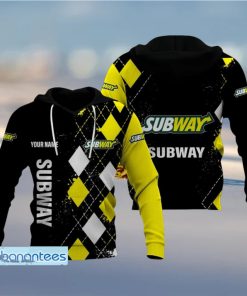 Caro Pattern SUBWAY Logo New Personalized 3D Hoodie For Men And Women