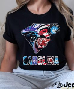 Carolina Hurricanes South Carolina Gamecocks Charlotte FC Carolina Panthers T Shirt