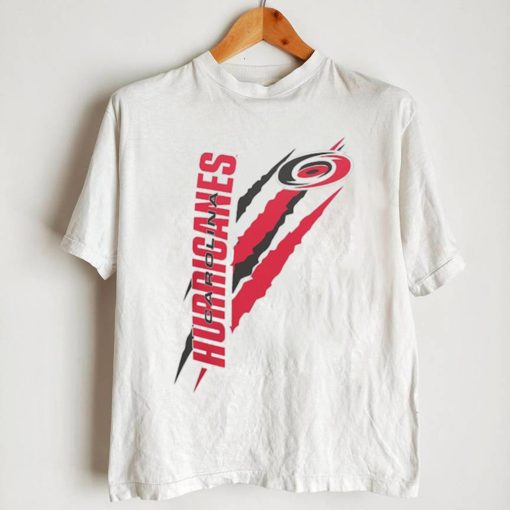 Carolina Hurricanes Starter White Color Scratch T Shirt