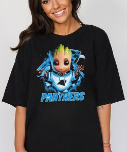 Carolina Panthers Baby Groot Blood Inside Me Shirt