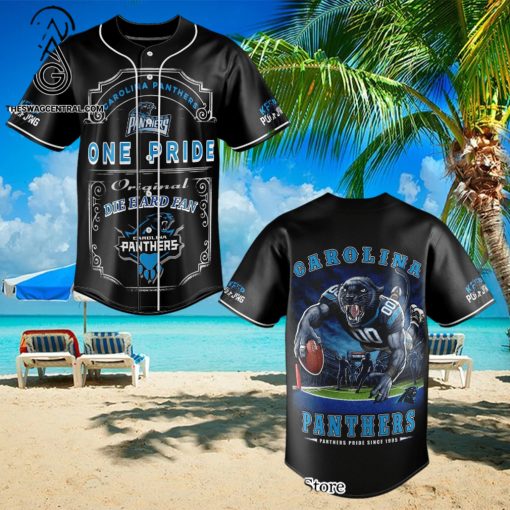 Carolina Panthers Classic All Over Print Baseball Jersey