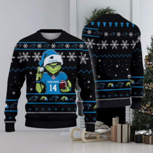 Carolina Panthers Custom Chrismas Ugly Sweater