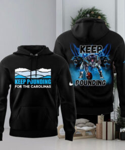 Carolina Panthers Keep Pounding 2024 Black Hoodie