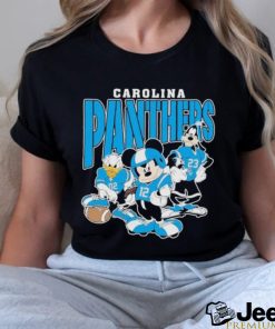 Carolina Panthers Mickey Donald Duck And Goofy Football Team 2024 T shirt