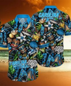 Carolina Panthers NFL Flower Hawaii Shirt And Tshirt For Fans