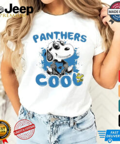 Carolina Panthers NFL Team Snoopy Joe Cool T Shirt