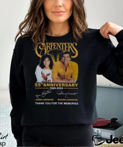 Carpenters 55th Anniversary 1969 2024 Thank You For The Memories T Shirt