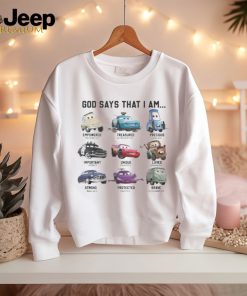 Cars Movie God Say That I Am Lightning McQueen T Shirt