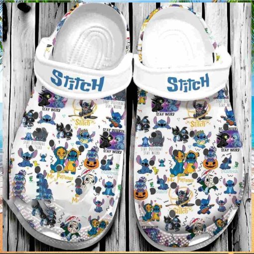 Cartoon Stitch Themed Clog Crocs