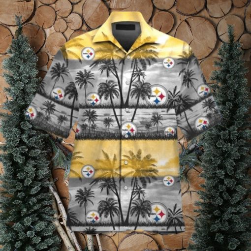 Casual Beachwear Pittsburg Steelers Hawaiian Shirt Short Sleeve