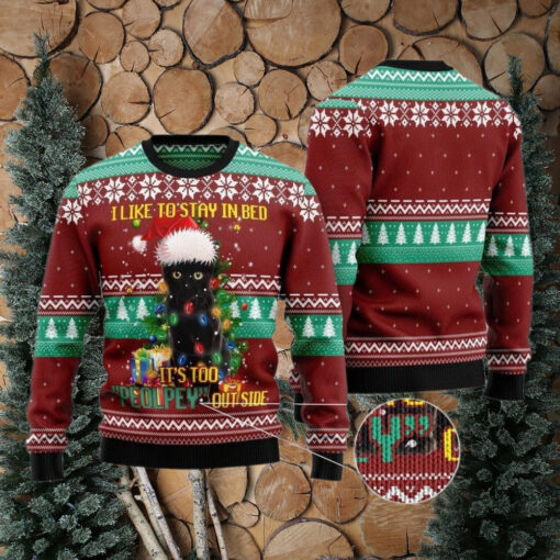 Cat Christmas Ugly Sweater