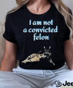 Cat I am not a convicted felon Shirt