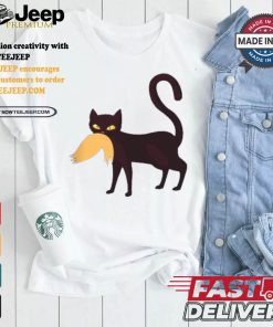 Cat Ladies For Kamala Harris Cat Bites Trump Hair Voting Harris For 47th Us President T shirt