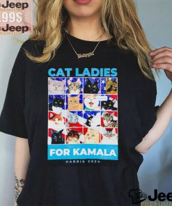 Cat Ladies for Kamala Harris 2024 shirt