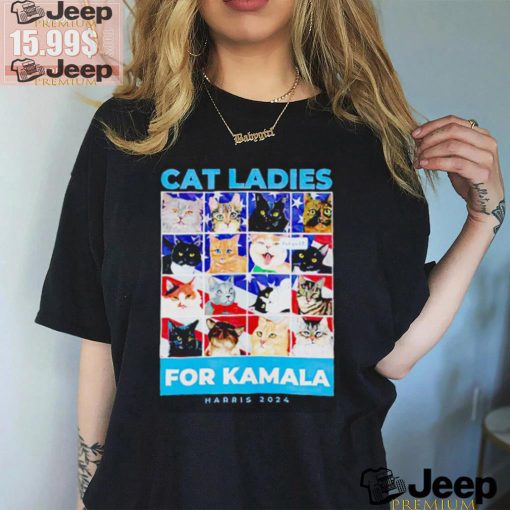 Cat Ladies for Kamala Harris 2024 shirt