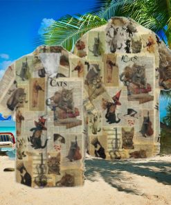 Cat With Friends Hawaiian Shirt Impressive Gift For Men And Women