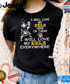 Cat in the hat I will love Parramatta Eels here or there everywhere shirt