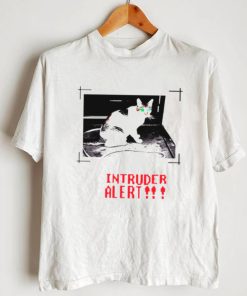 Cat intruder alert shirt